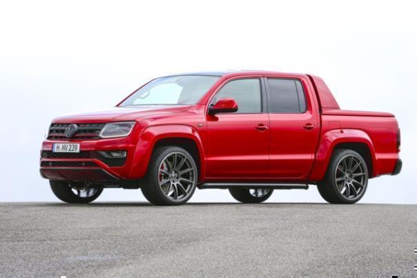 VW Red Amarok.  Foto: Auto-Medienportal.Net/Volkswagen